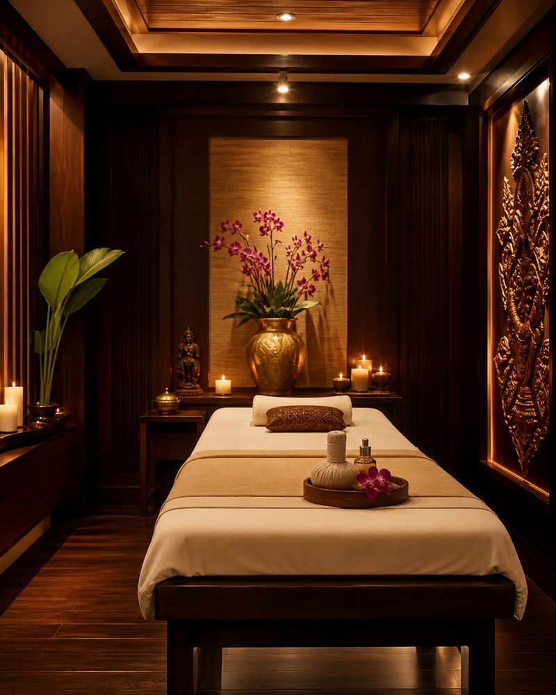 Siam Vararom massage therapy room